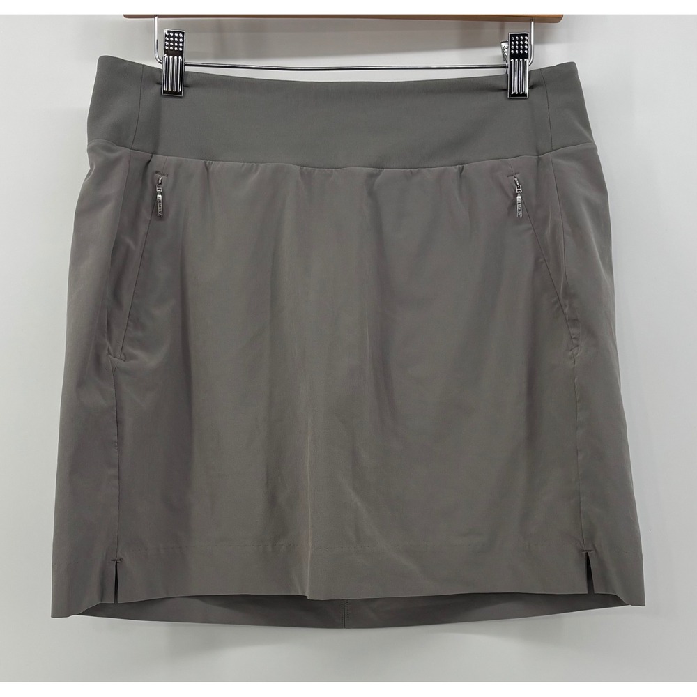 Athleta SOHO Skort Women's 10 Gray 16" Golf Tennis Athletic